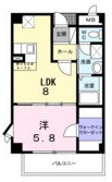 アンソレイエ (前裁町) 508間取り
