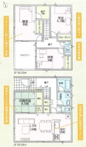 間取り　4号棟　和歌山市新庄第4 期